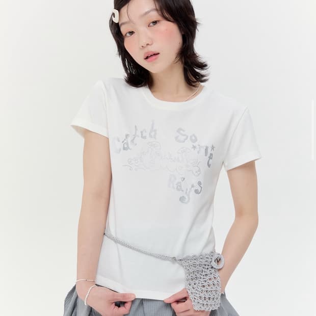 타입서비스 Catch Embroidery T-Shirt
