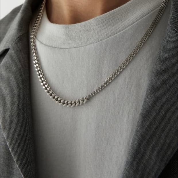 코스 cos 체인 네크리스 실버 목걸이