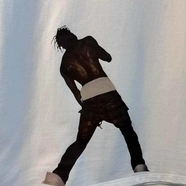 트래비스스캇 프린팅 제작 반팔티 