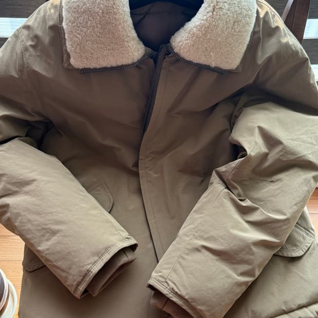 새상품) 에피그램 메리노 시그니처 숏다운 점퍼