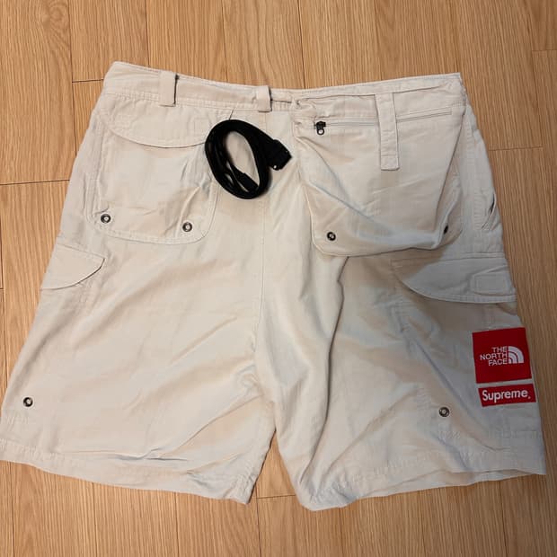 슈프림 노스페이스 트레킹 패커블 벨트 쇼츠