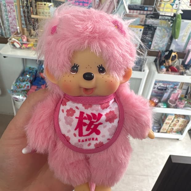 신상 몬치치 인형 키링 벚꽃