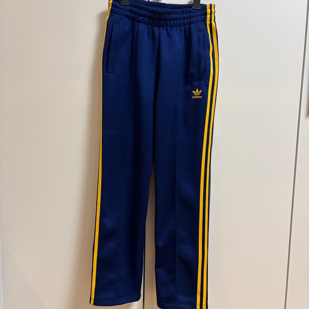 아디다스 트레이닝 팬츠 네이비옐로우