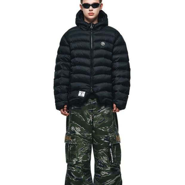 새)NOMANUALxAAPE Moonface Light Duck Down