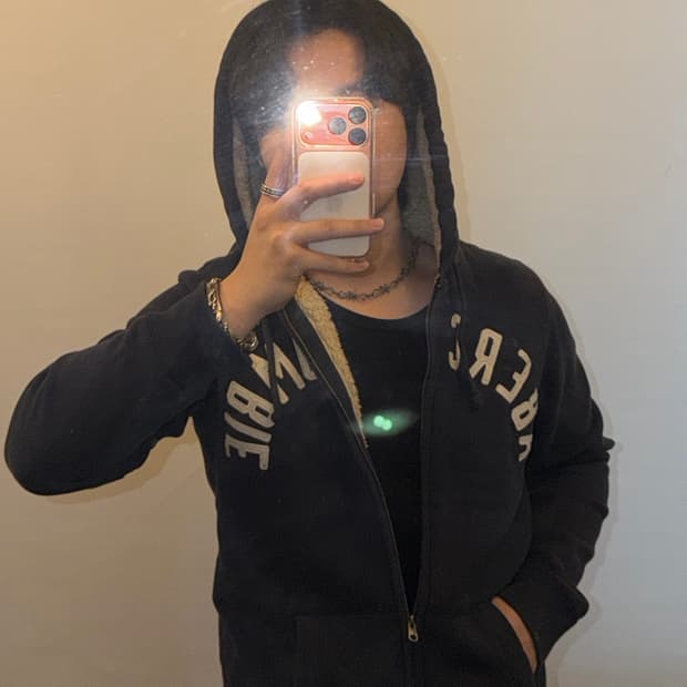 아베크롬비 양털 후드집업