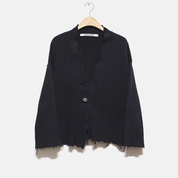 PERVERZE Crash wide knit cardigan