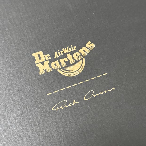 릭오웬스 닥터마틴 스틸토 쿼드 uk8