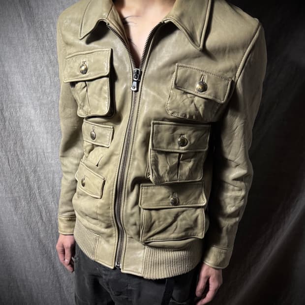 Dolce & Gabbana Pocket Leather Jacket