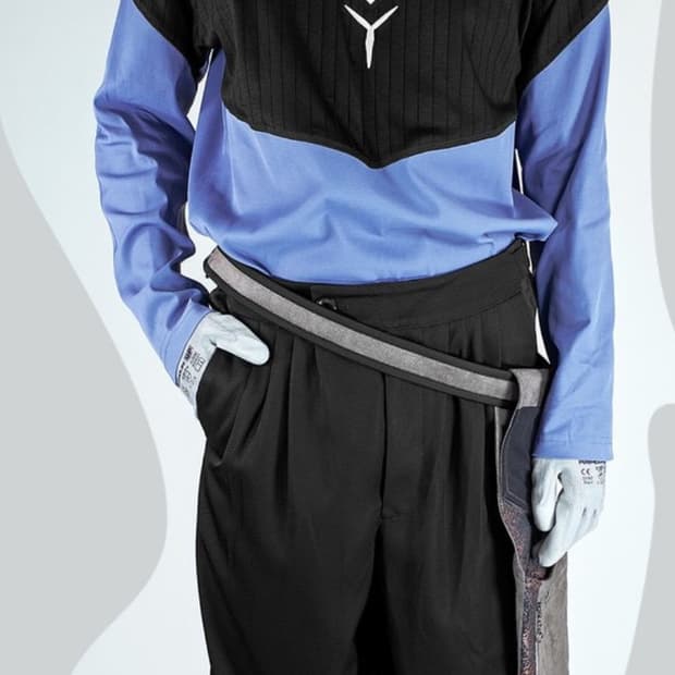 (46)kiko kostadinov lathi zip pants