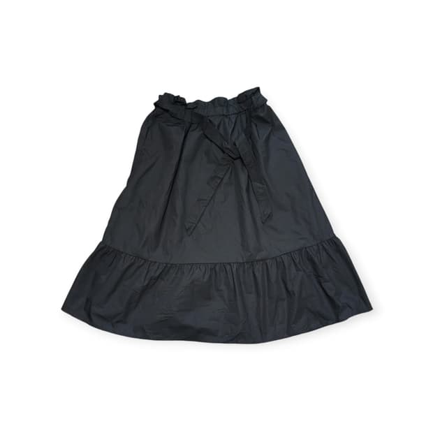 유니클로 프릴 블랙 스커트