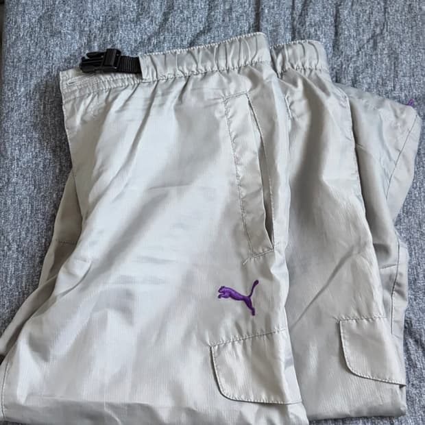 푸마 SportLifestyle 카고 팬츠 실버