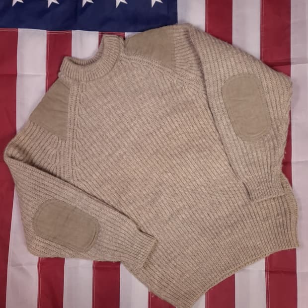 새제품급 90's 오리지날 영국제조 Niffi 울 피션맨 니트