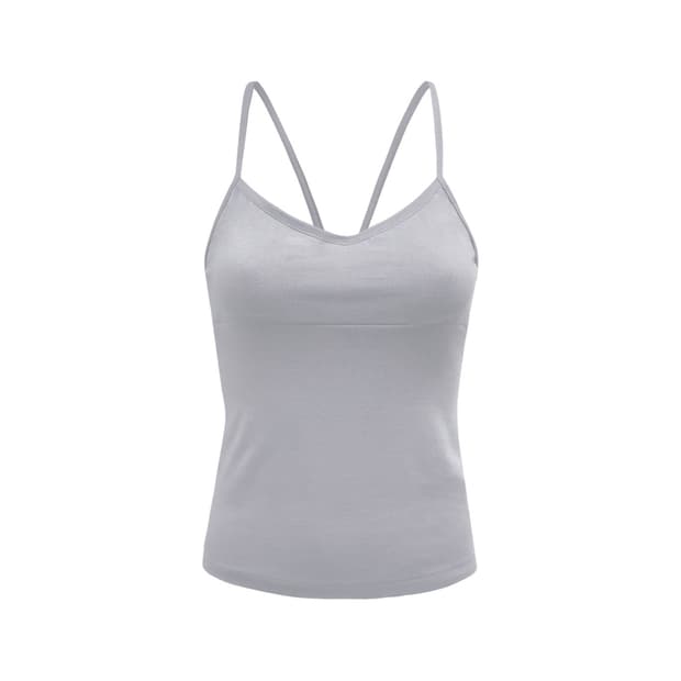 체메씨 FLUTTER BACK SLEEVELESS 라벤더 그레이