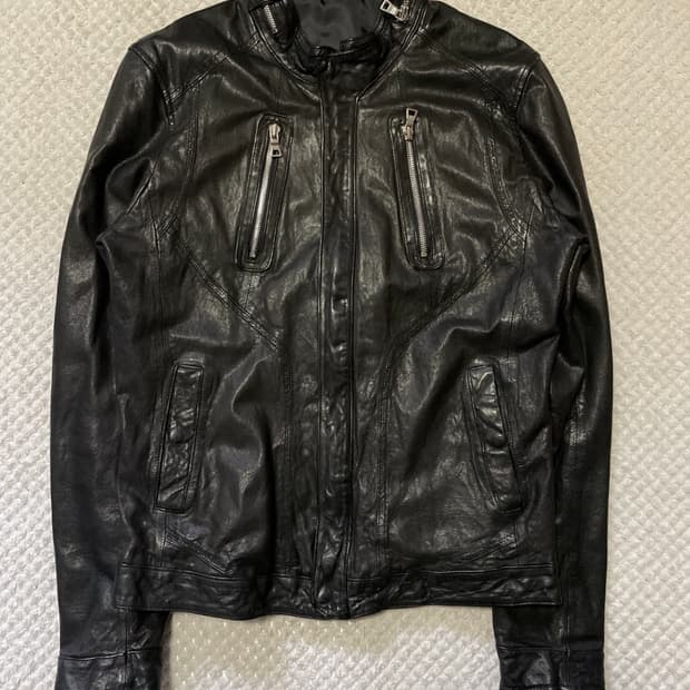 이태리 램스킨 가죽자켓 L