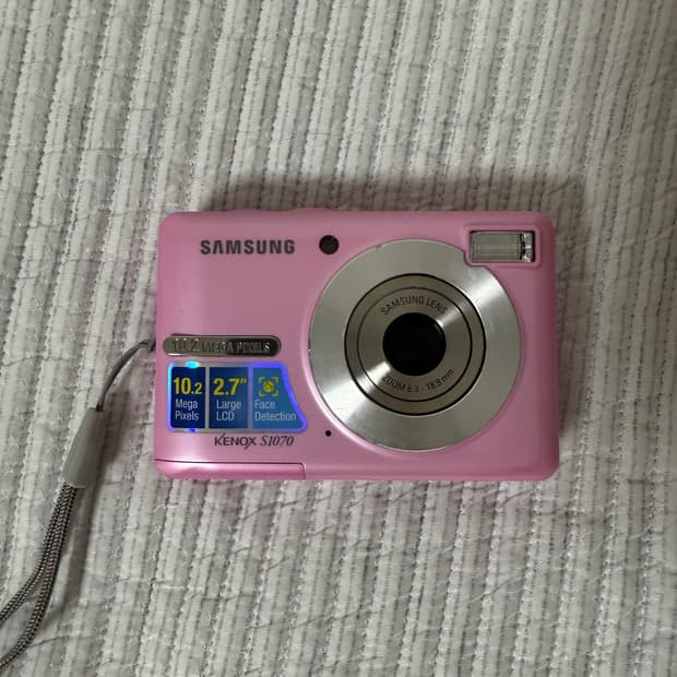 삼성 케녹스 S1070 핑크 디카