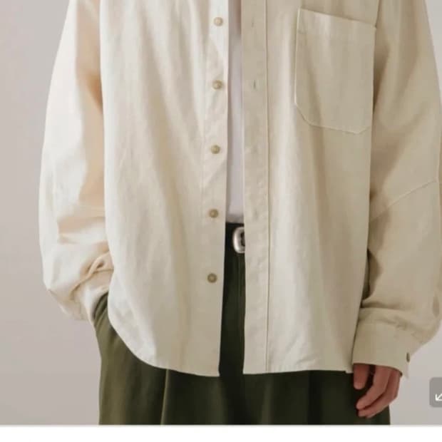 퍼스텝 피그먼트 셔츠 라이트 베이지