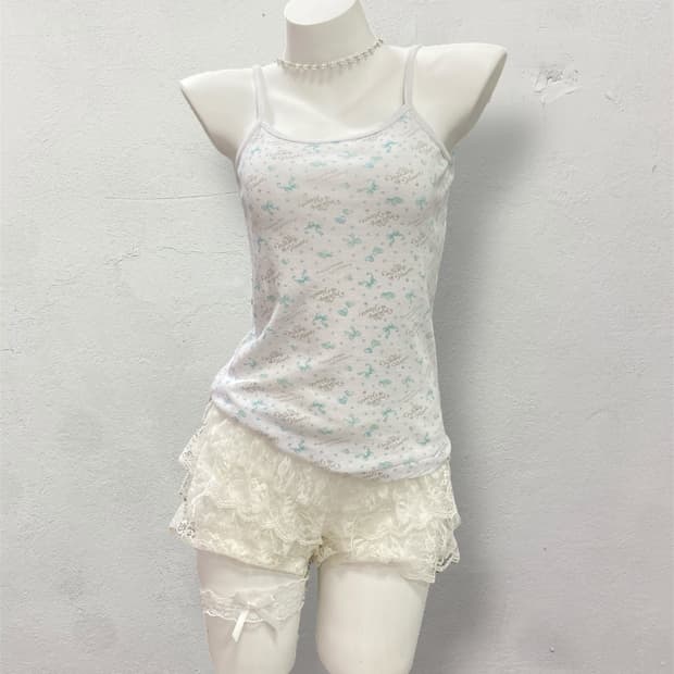Millefleurs blue Ribbon Sleeveless 