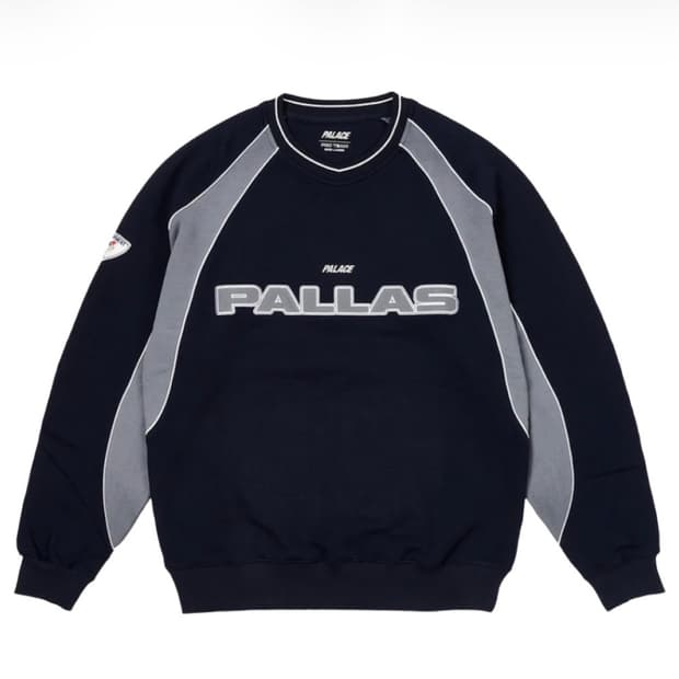 팔라스 패널 크루 네이비 23FW