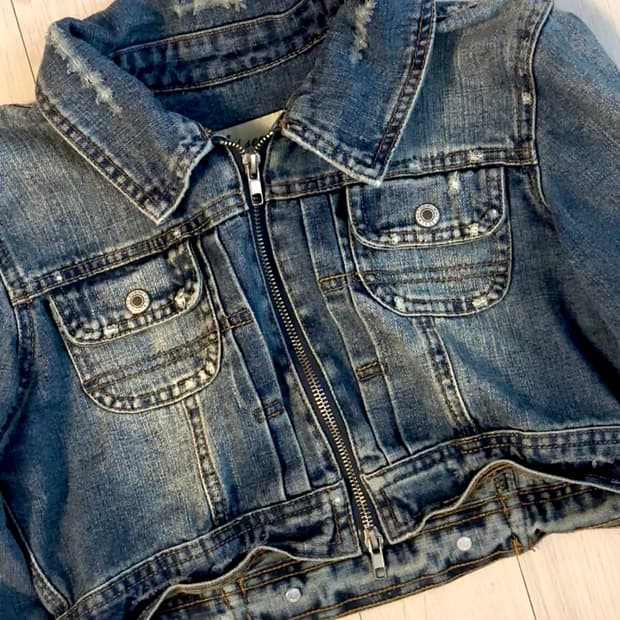 crop denim jacket 