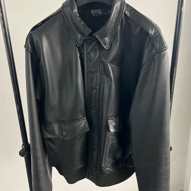 폴로 랄프로렌 레더 A-2 자켓