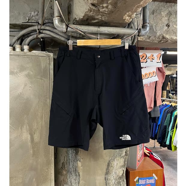 노스페이스 버튼 반바지 블랙 L #csz3215