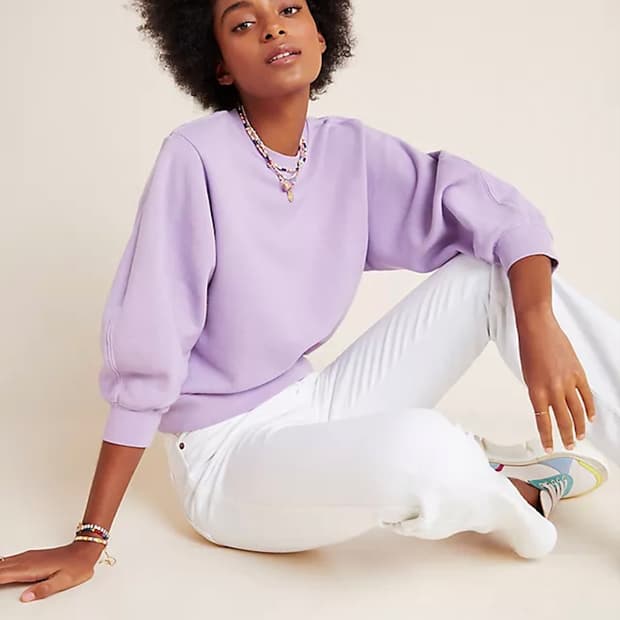 에이골디 벌룬 슬리브 스웻셔츠