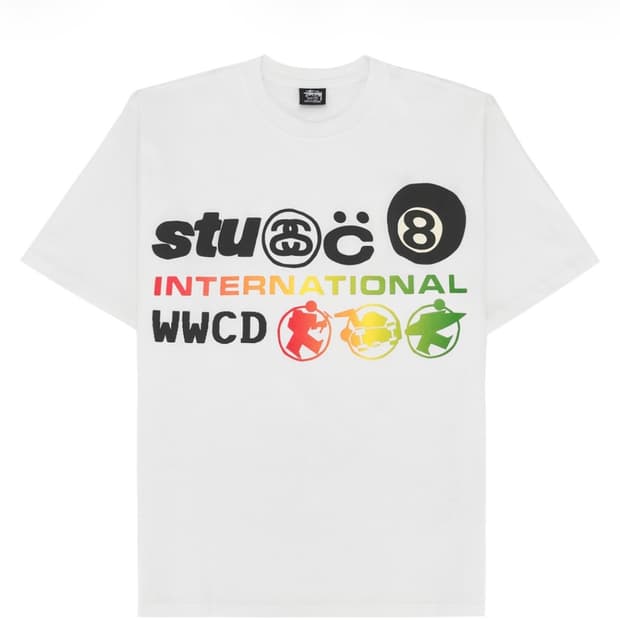 스투시 x CPFM 인터네셔널 티셔츠 화이트 S