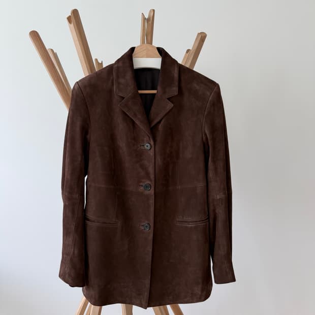 아르켓 스웨이드 자켓 브라운 32