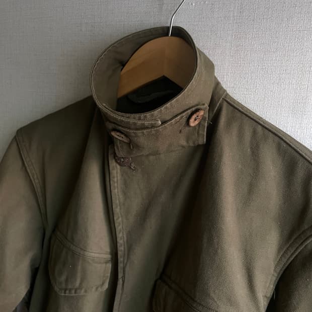 프랑스군 M47 초기형 자켓 - 우드 버튼 (42 사이즈)