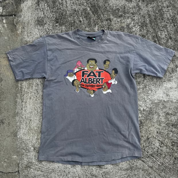 [L] 90s Scene Not Herd Fat Albert 프린팅 티