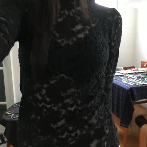 vintage lace top