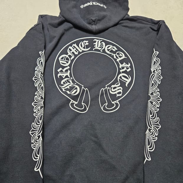 [XXL] 크롬하츠 홀스슈 플로랄 퍽유 후드티