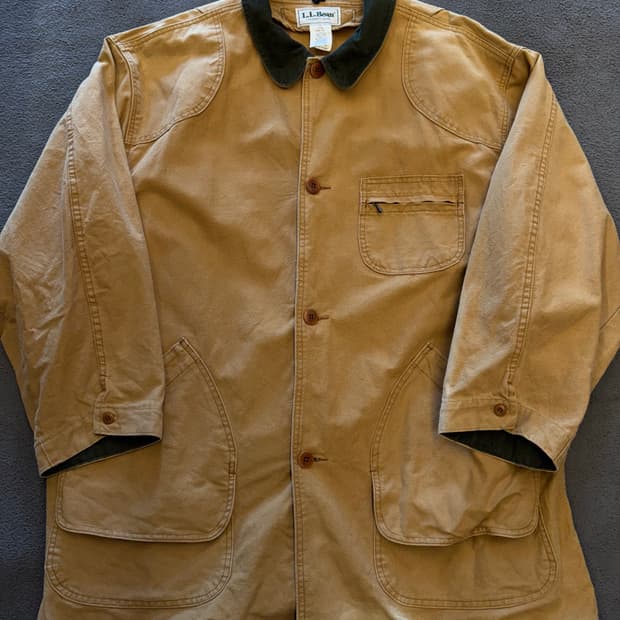 엘엘빈 캔버스 덱 워크 자켓 처분 