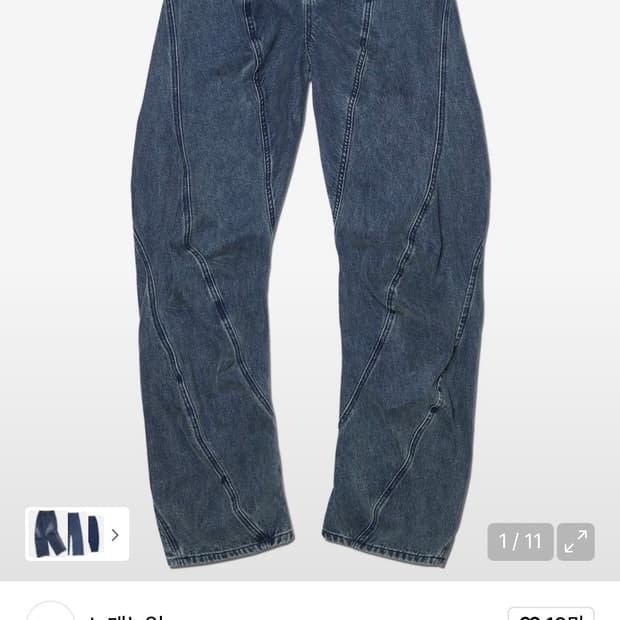 [M] 노매뉴얼 T.S 데님 washed navy