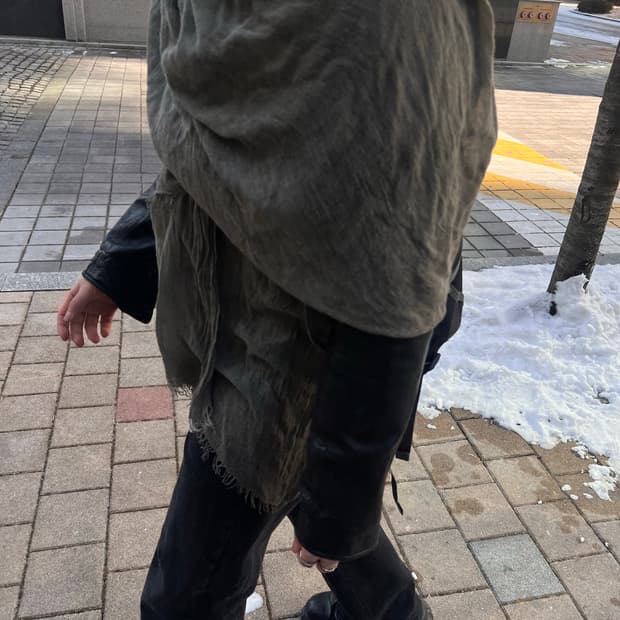 양가죽 라이더 자켓