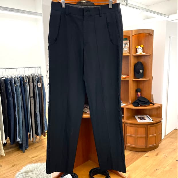 [S] 꼼데가르송 옴므 로우엣지 커팅 팬츠
