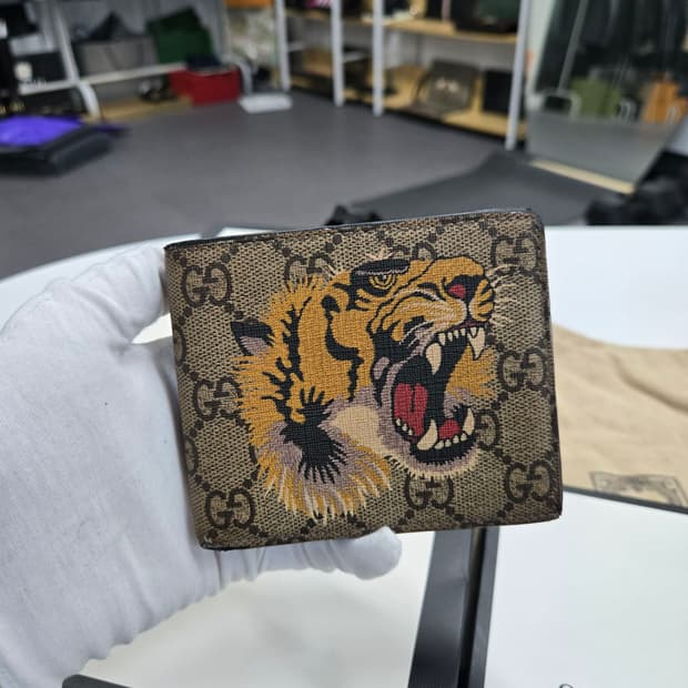 [A급컨디션]구찌 타이거 반지갑