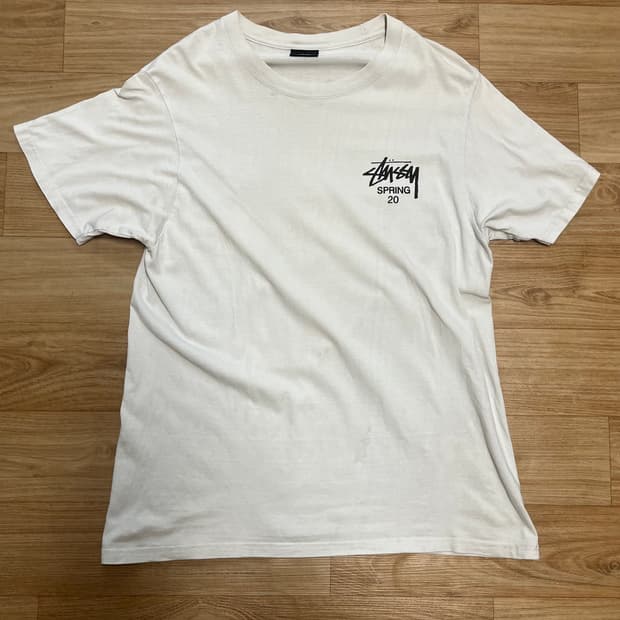 스투시 SPRING20 반팔티 L