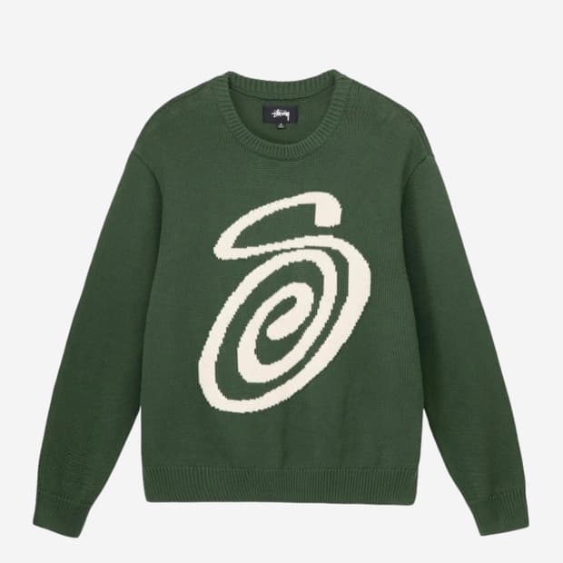 스투시 컬리s 스웨터