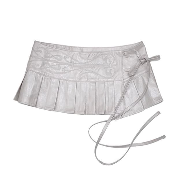 Bonnae 랩스커트 핑크 