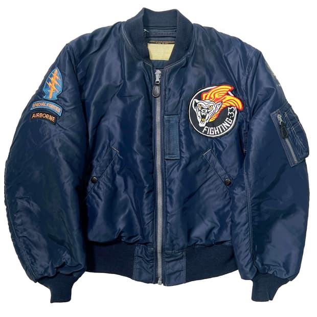 버즈릭슨 B-15C 플라이트 자켓 네이비 (38)