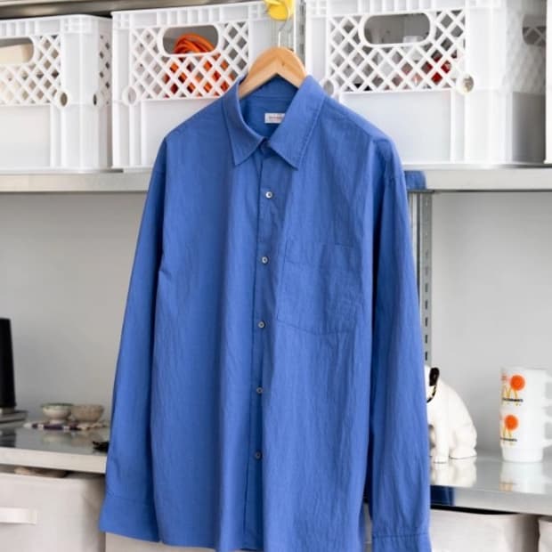 에브리원 Summer C/N Shirt (Washed Blue) 3사이즈