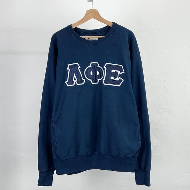 90s 챔피온 리버스위브 크루넥 스웻 셔츠