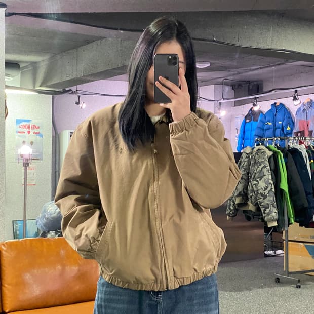 폴로 랄프로렌 베이지 스윙탑 블루종 자켓 B3533