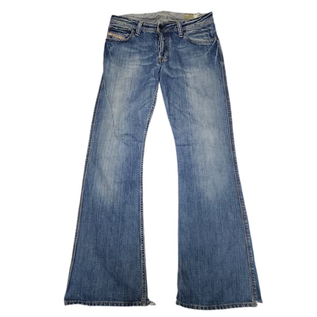 DIESEL 디젤 부츠컷 워시드 데님팬츠