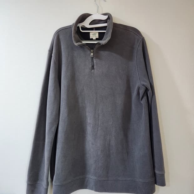 헨리코튼 코튼 반집업 니트105(L)