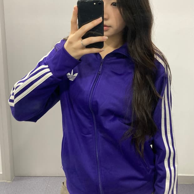 아디다스 구파이어버드 구파 퍼플 져지 트랙 자켓