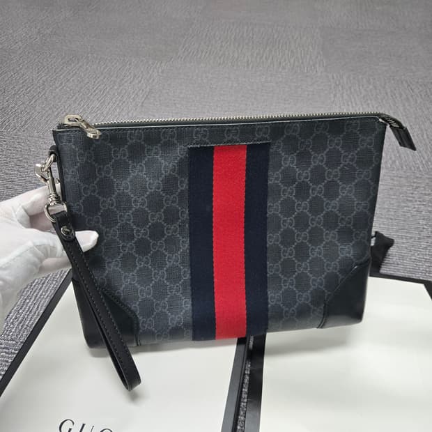 [특가][정품] 구찌 웹삼선 보야주 클러치백