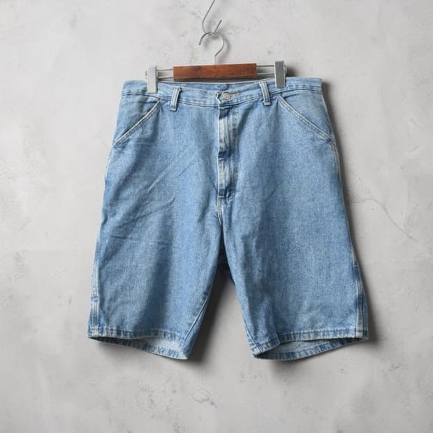 랭글러 데님 쇼츠 반바지 34 M0256