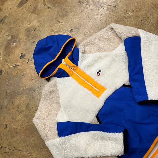 [정품/95] 나이키 헤리티지 쉐르파 아노락 재킷 b10